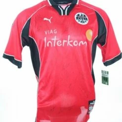 Puma Eintracht Frankfurt Trikot 1998/99 Viag Interkom Team Signiert Herren XL