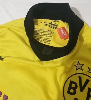 Puma Borussia Dortmund Trikot 11 Marco Reus 2013/14 CL Matchworn Vs Zenit Langarm CL BVB Herren 2XL/XXL – Bild 6