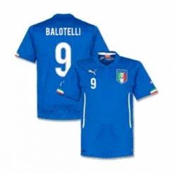 Puma Italien Trikot 9 Balotelli WM 2014 Heim Neu Herren S/M/L/XL/XXL