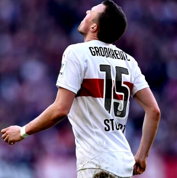 Puma VfB Stuttgart Trikot 15 Kevin Großkreutz 2015/16 Mercedes Benz Bank Weiß Herren S – Bild 4