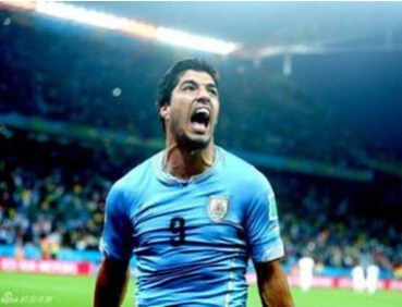 Puma Uruguay Trikot 9 Luis Suarez WM 2014 Heim Matchworn Herren L – Bild 9