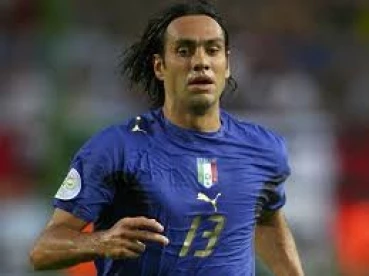 Puma Italien Trikot 13 Alessandro Nesta WM 2006 Weltmeister Heim Blau Herren L – Bild 7