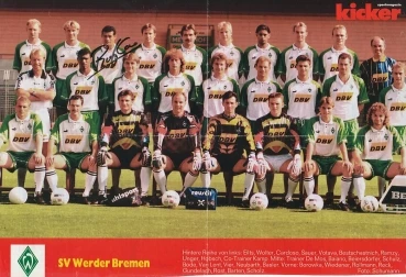 Puma SV Werder Bremen Trikot 1995/96 5 Eilts 7 Basler 15 Wolter DBV Herren S Oder L – Bild 4