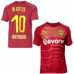 Puma Borussia Dortmund Trikot 10 Mario Götze 2018/19 BVB Evonik Rot Neu Herren L