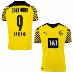 Puma Borussia Dortmund Trikot 9 Erling Haaland 2021/22 BVB 1&1 1und1 NEU Herren L