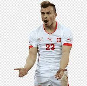 Puma Schweiz Trikot 23 Xherdan Shaqiri WM 2014 Schweizer Auswärts Weiß SFV Herren L – Bild 4