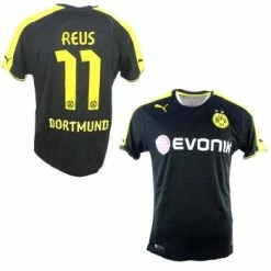 Puma Borussia Dortmund Trikot 11 Marco Reus 2013/14 BVB Schwarz Herren M Oder XL