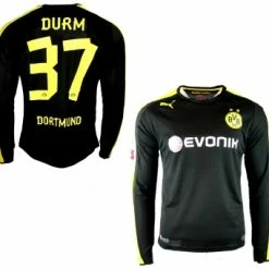 Puma Borussia Dortmund Trikot 37 Eric Durm 2013/14 BVB Schwarz Matchworn? Herren S-M 176cm