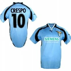 Puma Lazio Rom Trikot 9 Hernán Crespo 2000/2001 Heim Siemens Herren L