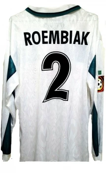 Puma SV Werder Bremen Trikot 2 Lodewijk Roembiak 1998/99 O-tel-o Matchworn Langarm Spielertrikot Herren XL – Bild 2