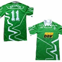 Puma SV Werder Bremen Trikot 11 Wynton Kiwi Rufer 1993/94 Grün Dbv Herren M