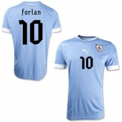 Puma Uruguay Trikot 10 Diego Forlan 2012 Heim Blau Herren 2XL XXL