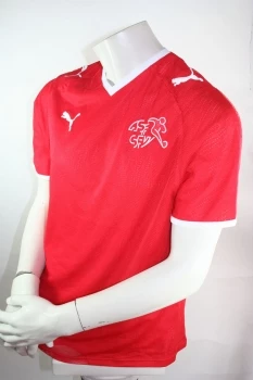 Puma Schweiz Trikot Euro 2008 Schweizer Heim Rot SFV Herren M – Bild 2