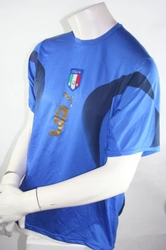 Puma Italien Trikot 9 Luca Toni WM 2006 Weltmeister Kurzarm Herren L – Bild 4