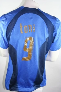 Puma Italien Trikot 9 Luca Toni WM 2006 Weltmeister Kurzarm Herren L – Bild 2