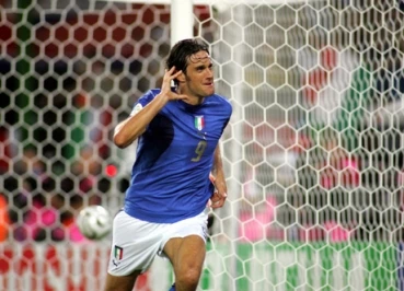 Puma Italien Trikot 9 Luca Toni WM 2006 Weltmeister Kurzarm Herren L – Bild 5