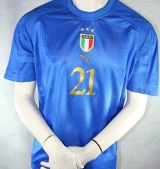 Puma Italien Trikot 21 Andrea Pirlo Euro 2004 Heim Herren L