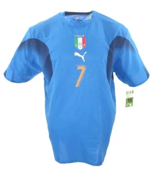 Puma Italien Trikot 7 Alessandro Del Piero WM 2006 Weltmeister Herren L Oder XL – Bild 3