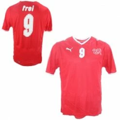 Puma Schweiz Trikot 9 Alexander Frei Euro 2008 Schweizer Heim Rot SFV Herren S/M/L/XL