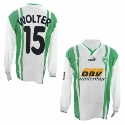 Puma SV Werder Bremen Trikot 15 Thomas Wolter 1996/97 DBV Herren S