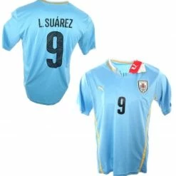 Puma Uruguay Trikot 9 Luis Suarez WM 2014 Heim Matchworn Neu Herren XL
